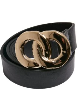 URBAN CLASSICS Chain Buckle - Ceinture - Black Gold