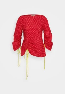 Tory Burch Tunic Top - Blouse - Red/White -Mode et Luxe Boutique 0297a3e1af6e44fba0d444788e901ed0