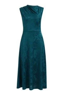 WE FASHION Dames Jurk Met Jacquard - Robe De Jour - Green -Mode et Luxe Boutique 06084f4e442a483e9d6a8dabee7692b6
