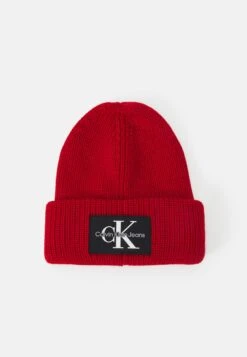 Calvin Klein Jeans Monogram Beanie - Bonnet - Candy Apple