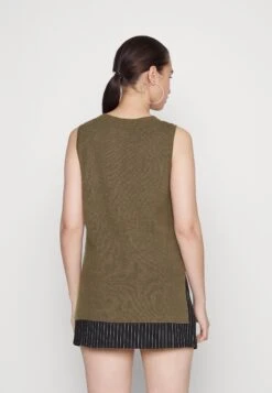 Vila Viril V-Neck - Débardeur - Mottled Brown -Mode et Luxe Boutique 1529416f416b49df8d06267382842fe5