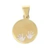 Kinderhände Gravierbar - Pendentif - Gold -Mode et Luxe Boutique 17599a64e4e24d098561a7dc01d49a0a