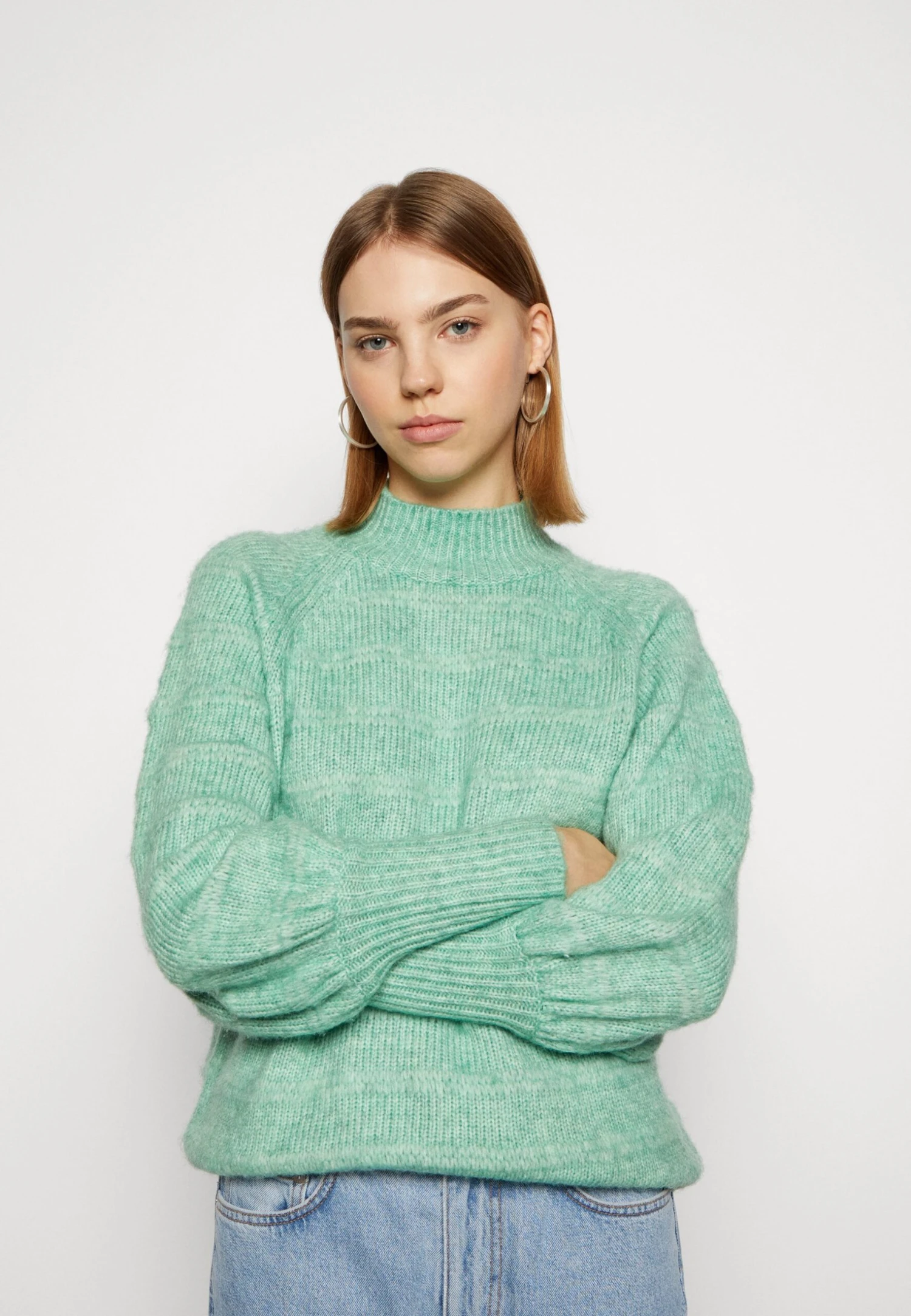 ONLY Celina Life L/S High Cc - Pullover - Green Bee 6 ONLY Celina Life L/S High Cc - Pullover - Green Bee â Image 4