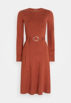 Anna Field Crew Ausschnitt Midi Strickkleid Mit Gürtel - Robe Pull - Brown -Mode et Luxe Boutique 19a799bd782e4e4d834738e748bf8a1d
