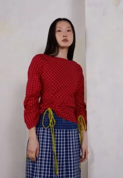 Tory Burch Tunic Top - Blouse - Red/White