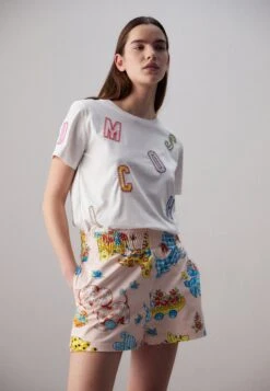 MOSCHINO T-Shirt Imprimé - Fantasy White