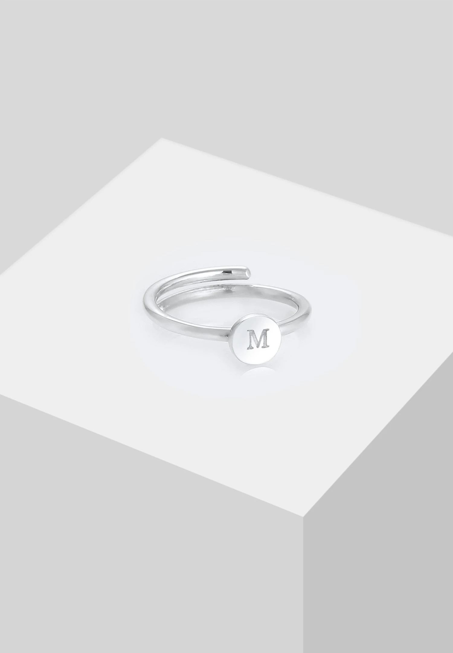 Elli Letter M - Bague - Silver-Coloured 3 Elli Letter M - Bague - Silver-Coloured