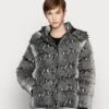 URBAN CLASSICS Ladies Hooded Puffer Jacket - Veste D'Hiver - Grey -Mode et Luxe Boutique 2b755c05889440fd8e51726b1afc0110