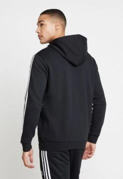 Adidas Originals Stripes Unisex - Sweat Zippé - Black -Mode et Luxe Boutique 2bcf6b69312748b497f49c70e75b4819