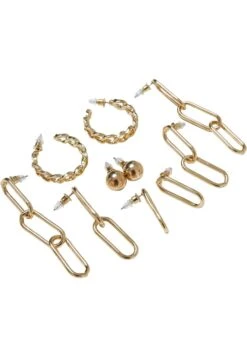 URBAN CLASSICS 5-Pack - Boucles D'Oreilles - Gold