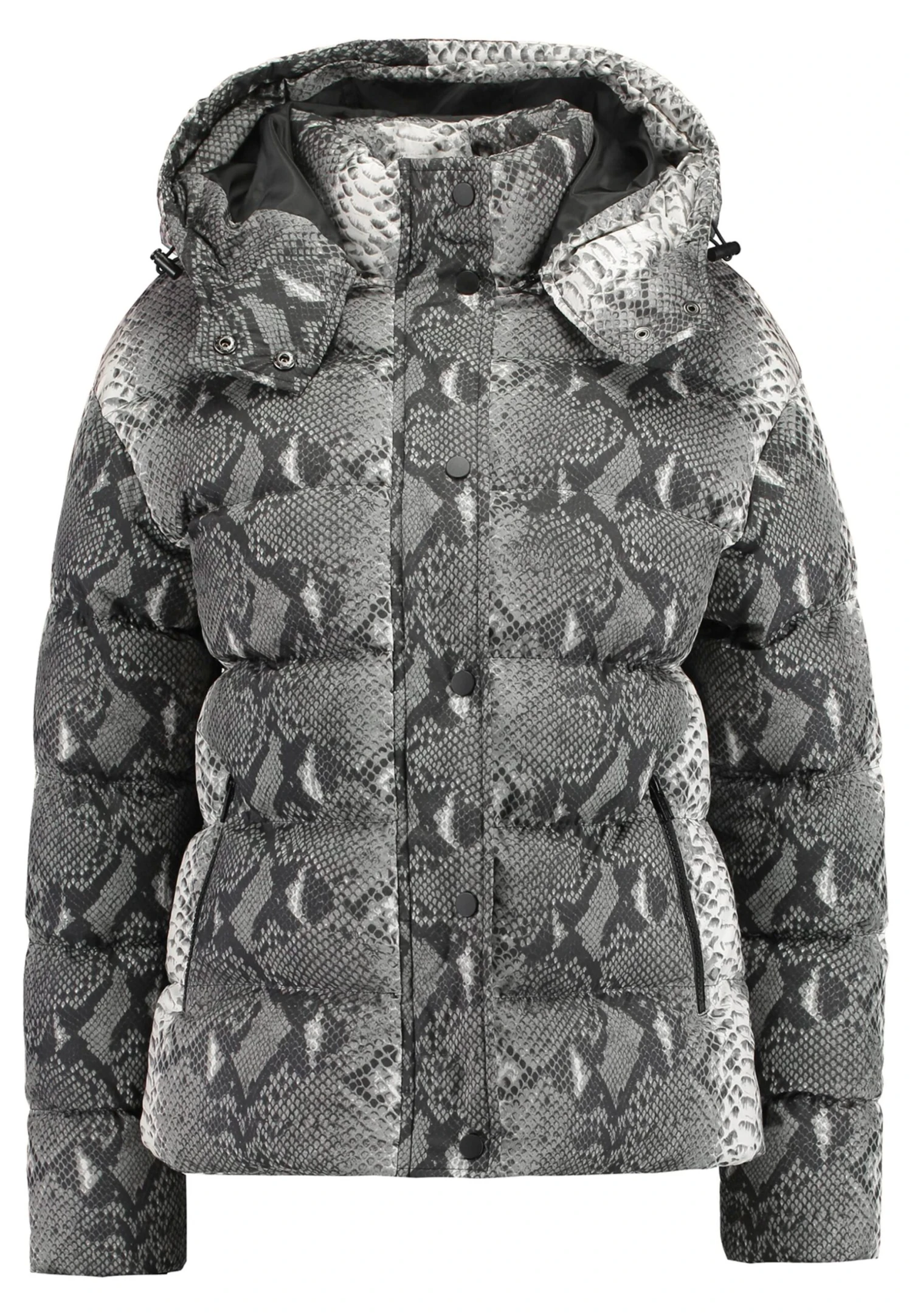 URBAN CLASSICS Ladies Hooded Puffer Jacket - Veste D'Hiver - Grey 6 URBAN CLASSICS Ladies Hooded Puffer Jacket - Veste D'Hiver - Grey – Image 4