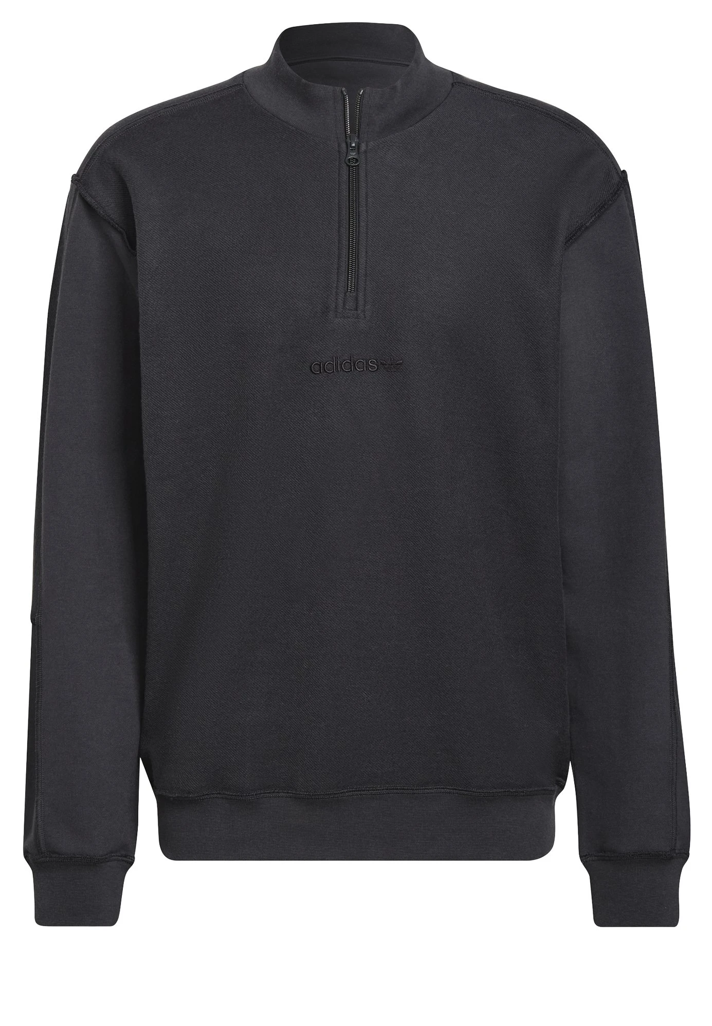 Adidas Originals Loopback Qz - Sweatshirt - Carbon 10 Adidas Originals Loopback Qz - Sweatshirt - Carbon – Image 8
