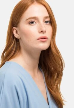 Mit Stein Elisa Goldfarbend - Boucles D'Oreilles - Goldfarbend