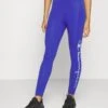 Champion Crop Leggings - Collants - Blue -Mode et Luxe Boutique 462a19434e8a4d4680a20a3fe540a057