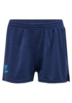 Hummel Hmlongrid - Short De Sport - Marine/Atomic Blue