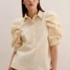 MUNTHE Demulcent - Blouse - Creme 1 MUNTHE Demulcent - Blouse - Creme -Mode et Luxe Boutique 4a7222b49cf048908d56bd96448eac52