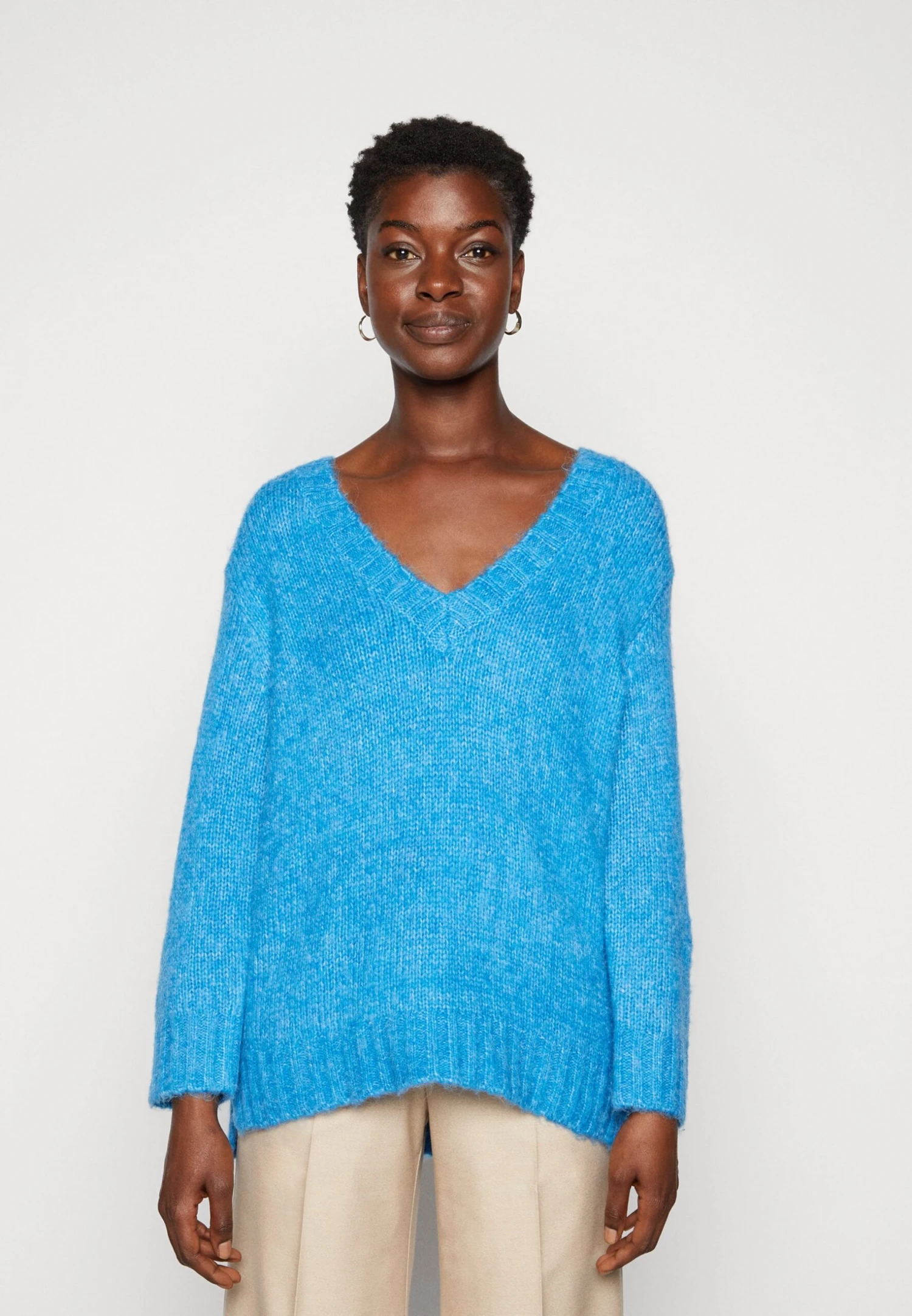 Kaffe Alioma - Pullover - French Blue 3 Kaffe Alioma - Pullover - French Blue