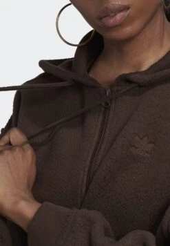 Adidas Originals Full Zip - Sweat Zippé - Dark Brown -Mode et Luxe Boutique 4ce70f165763473eb9dd8b9c189277c0