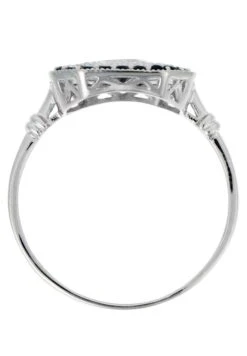 Ring 9K White Gold Diamond 0,22Ct/4 Saphir 1 Ct - Bague - Silver-Coloured 12 Ring 9K White Gold Diamond 0,22Ct/4 Saphir 1 Ct - Bague - Silver-Coloured -Mode et Luxe Boutique 4d5b6f0aec58423c81dd3a2c6681627a