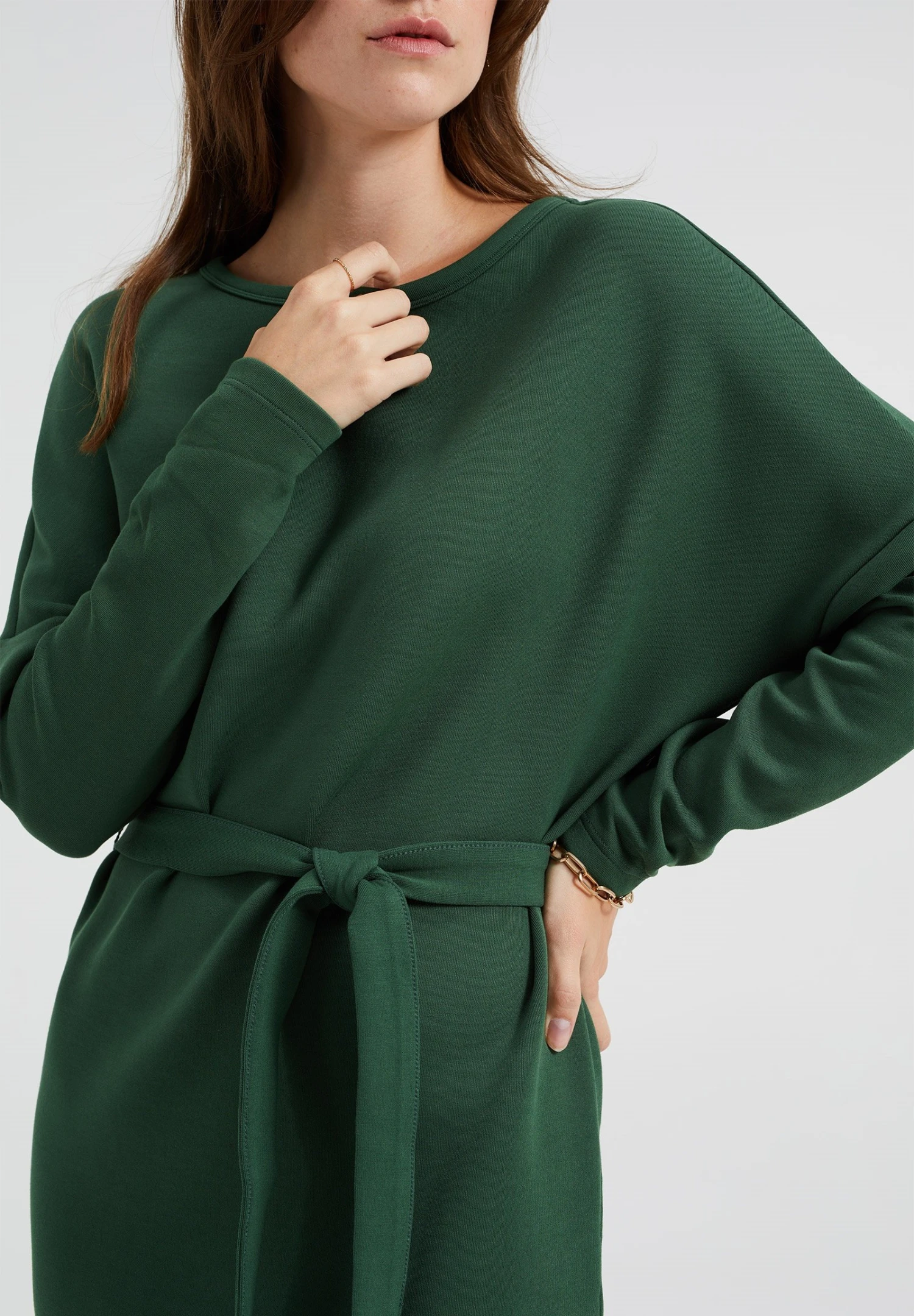 WE FASHION Robe En Jersey - Green 5 WE FASHION Robe En Jersey - Green – Image 3