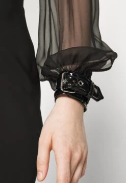 MOSCHINO Bondage Buckle - Robe De Soirée - Fantasy Black -Mode et Luxe Boutique 59097df569fd45b39a5b82bdd4a04986