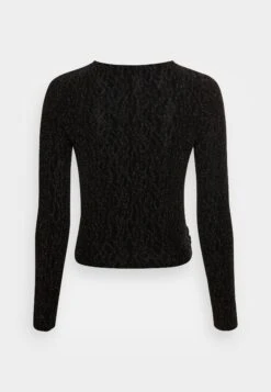 Vero Moda Tall Vmkanz Crop - T-Shirt À Manches Longues - Black -Mode et Luxe Boutique 6bdc8ffa78a54fff9dd385ed6fb6b5ba