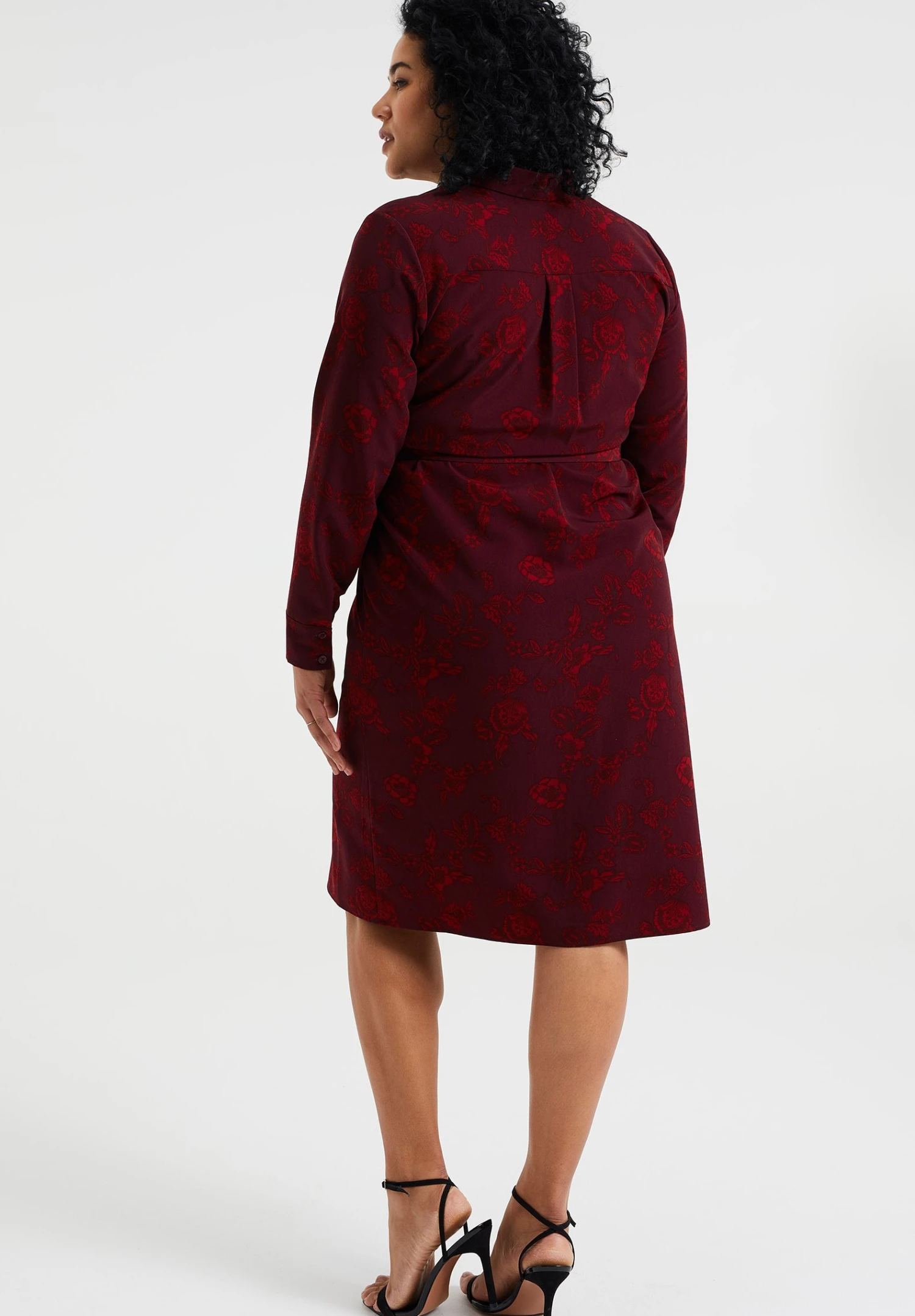 WE FASHION Curve - Robe Chemise - Red 4 WE FASHION Curve - Robe Chemise - Red â Image 2