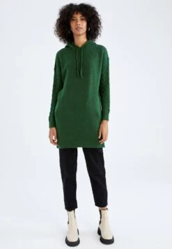 DeFacto Regular Fit - Sweat À Capuche - Green -Mode et Luxe Boutique 7484a78bf31c47059eb184a7cc31113e