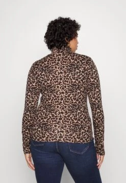 Vero Moda Curve Vmina Ls Highneck - T-Shirt À Manches Longues - Black -Mode et Luxe Boutique 806de7e68ce04e0f945608ca55aa706d