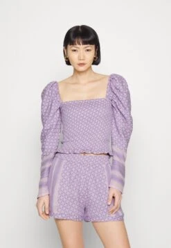 Thea Blouse - T-Shirt À Manches Longues - Lavender Fog