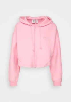 Adidas Originals Full Zip - Sweat Zippé - Light Pink -Mode et Luxe Boutique 90633e2a299c49bfb21b250cbcb879ca