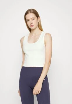 Sweaty Betty Everyday Crop Tank - Débardeur - Vanilla White