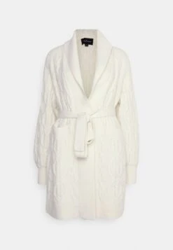 Needle & Thread Twisted Cable Knee Length Cardigan - Gilet - Champagne -Mode et Luxe Boutique 91381e5c903b4090a87353b07ac8343a