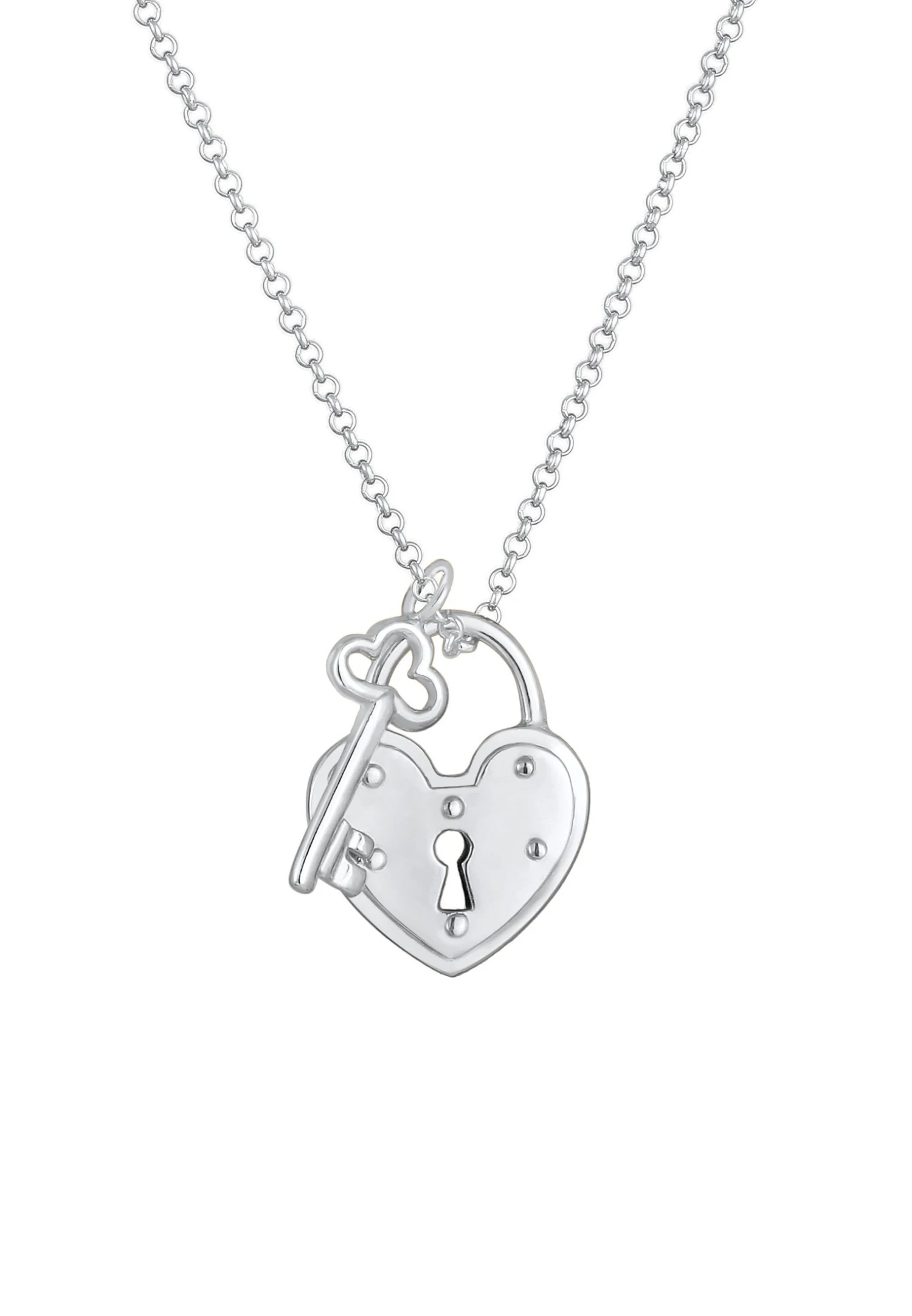 Elli Key Lock Heart - Collier - Silber 4 Elli Key Lock Heart - Collier - Silber – Image 2