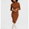 WE FASHION Robe Fourreau - Brown 1 WE FASHION Robe Fourreau - Brown -Mode et Luxe Boutique 9b953f82c59045d9bd8e52a921246c79