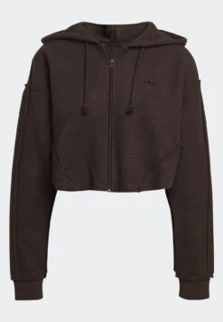 Adidas Originals Full Zip - Sweat Zippé - Dark Brown -Mode et Luxe Boutique 9c8378e89eb14d318f740efd29815d49