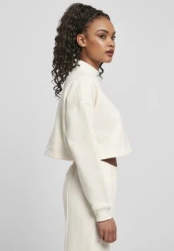 URBAN CLASSICS Oversized High Neck Crew - Sweatshirt - Whitesand -Mode et Luxe Boutique 9d3b0a2c131044d9831a5f162a334d38