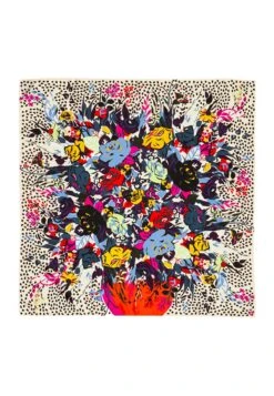 Vanilla Flower Vase - Écharpe - Gold