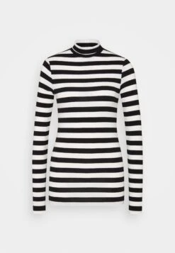 Gia - T-Shirt À Manches Longues - Black/White -Mode et Luxe Boutique a618b7d0c22145e9b1e66a4054c2a107