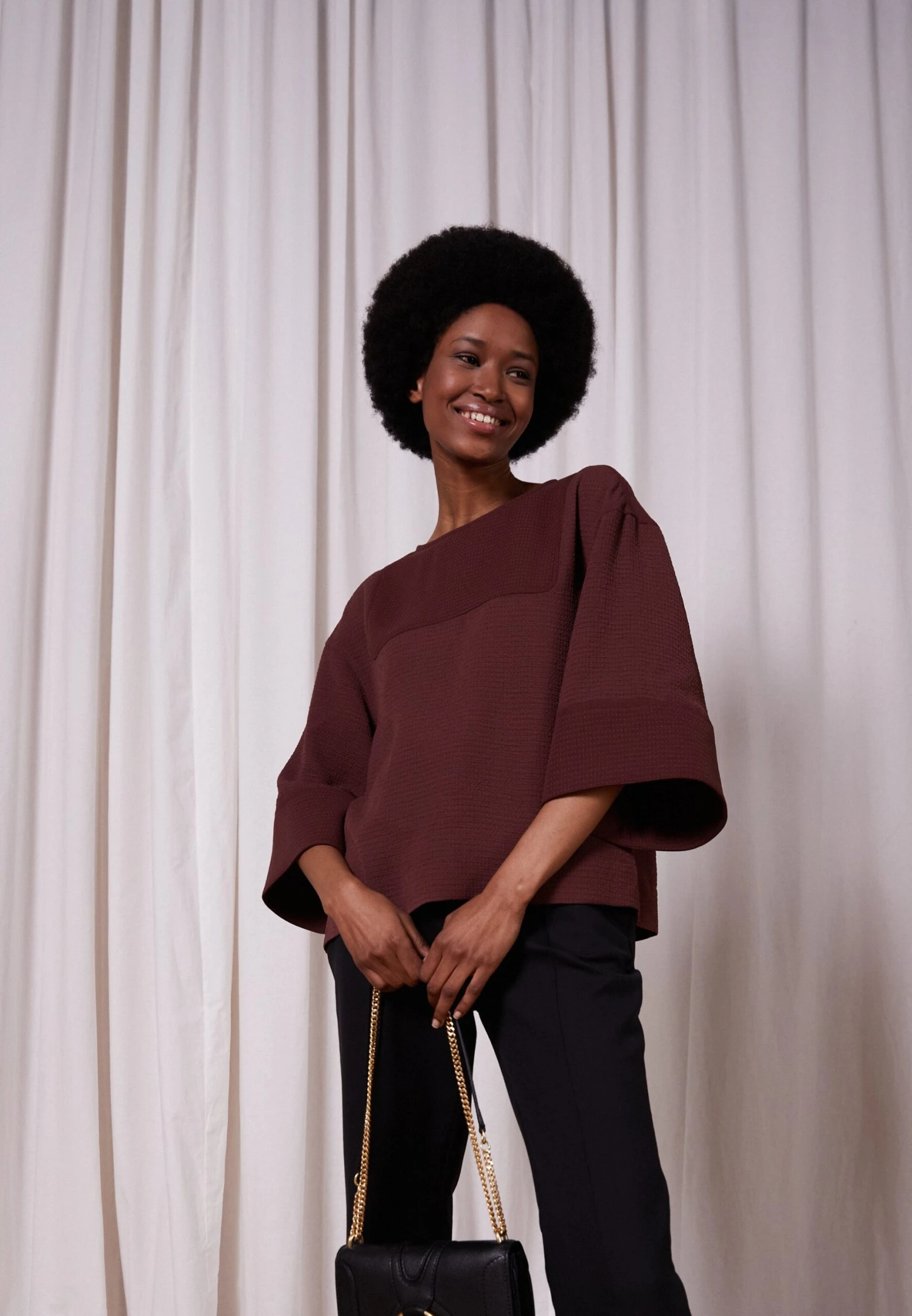 See By Chloé Blouse - Darkened Brown 3 See By Chloé Blouse - Darkened Brown