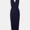 Chantelle Midi Dress - Robe Fourreau - Navy Blue -Mode et Luxe Boutique b1f35bbfb0d642cab5d290c4be0e42e4