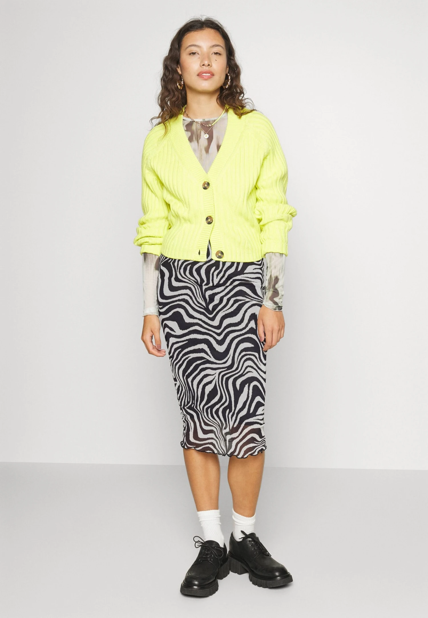 Gina Tricot Carro Skirt - Jupe Crayon - Black/White 6 Gina Tricot Carro Skirt - Jupe Crayon - Black/White – Image 4