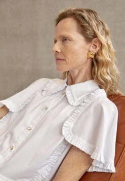 MUNTHE Vadua - Chemisier - White -Mode et Luxe Boutique bbc52f7f41e7409786866348c4f7e17e