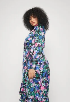 Vero Moda Curve Vmnura Wrap Dress - Robe De Jour - Black -Mode et Luxe Boutique bf31680273b44d2296442a1e2284ce60