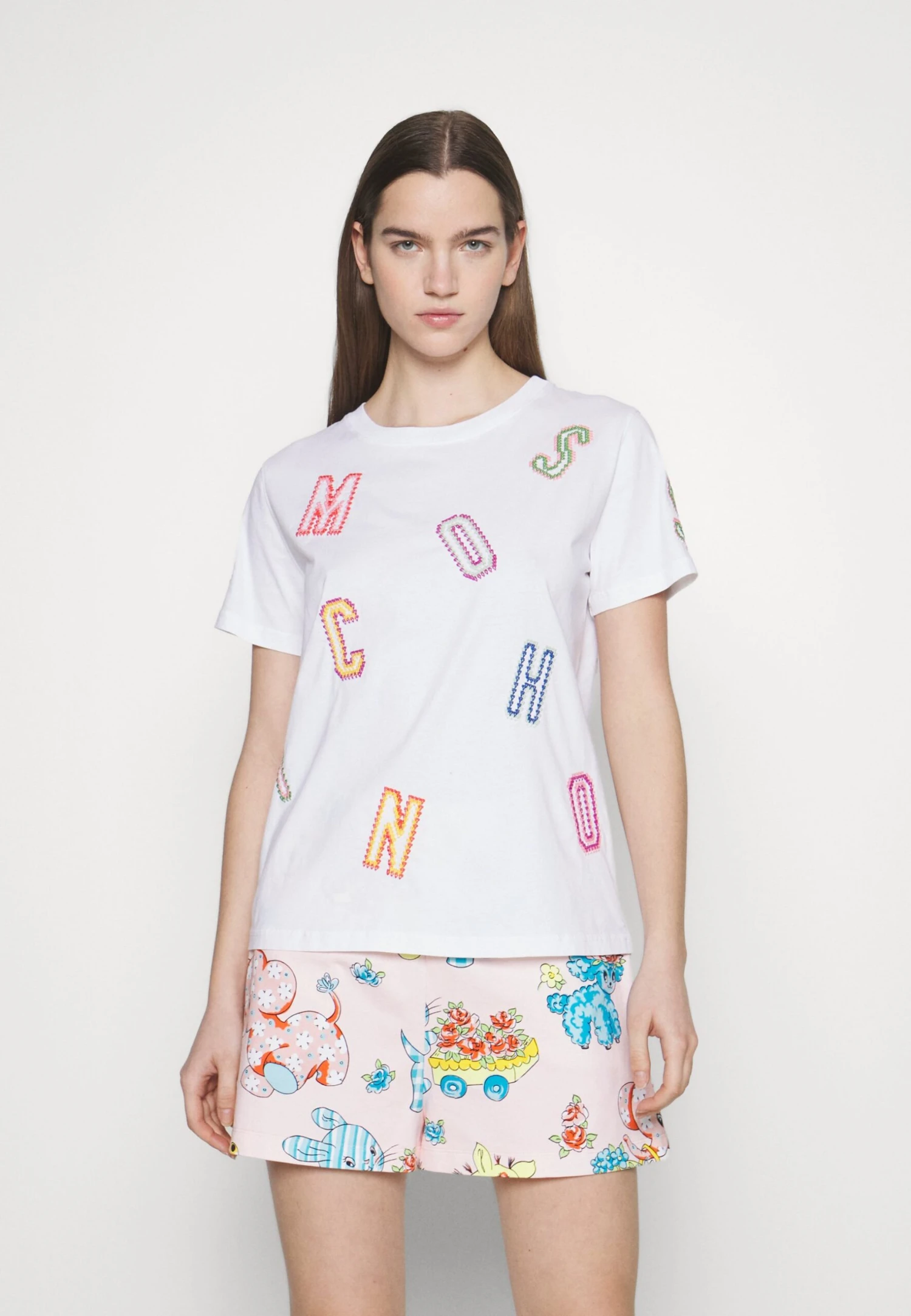 MOSCHINO T-Shirt Imprimé - Fantasy White 6 MOSCHINO T-Shirt Imprimé - Fantasy White – Image 4