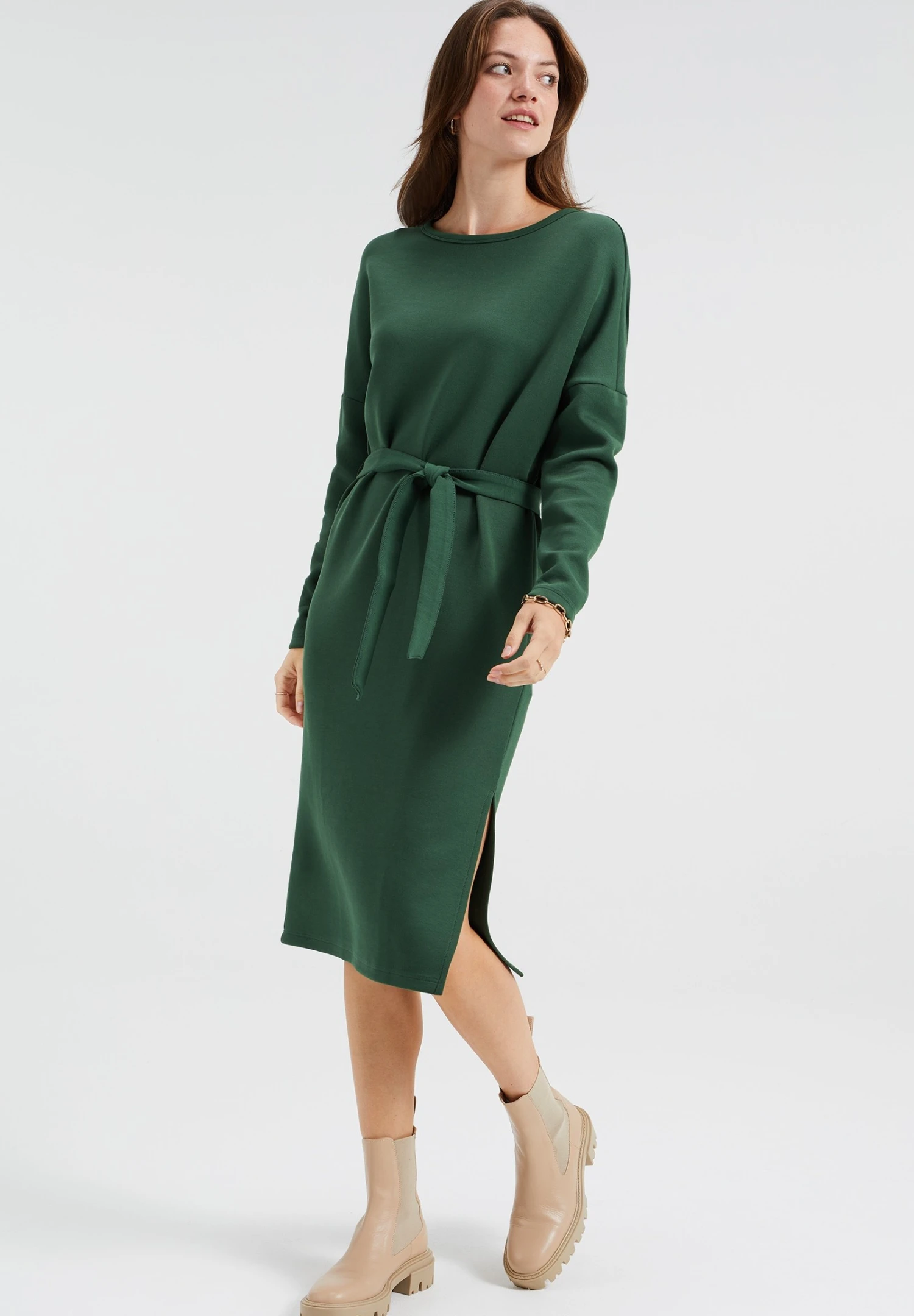 WE FASHION Robe En Jersey - Green 3 WE FASHION Robe En Jersey - Green