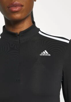 ADIDAS PERFORMANCE Quarterzip - T-Shirt À Manches Longues - Black -Mode et Luxe Boutique cb8ffe2f28eb445681cc867812d9c0e1