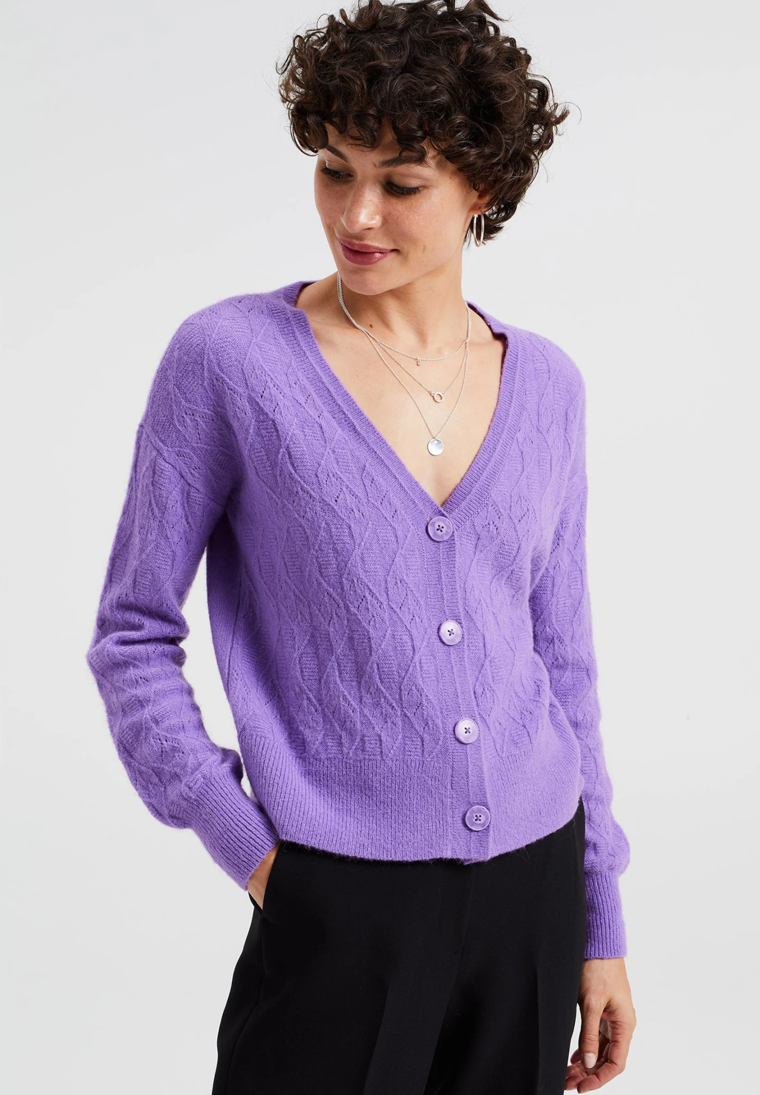 WE FASHION Gilet - Violet 3 WE FASHION Gilet - Violet