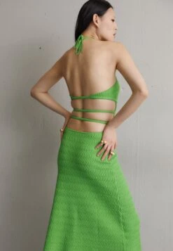 Cult Gaia Evaleigh Dress - Robe Pull - Fern -Mode et Luxe Boutique d40eec272911432fa30d2d1f878771b7
