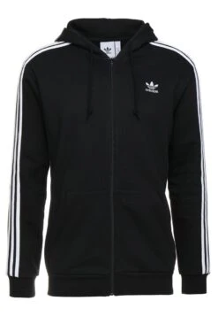 Adidas Originals Stripes Unisex - Sweat Zippé - Black -Mode et Luxe Boutique d731281ec75e4f85ba5c9dd65d9a2bc6